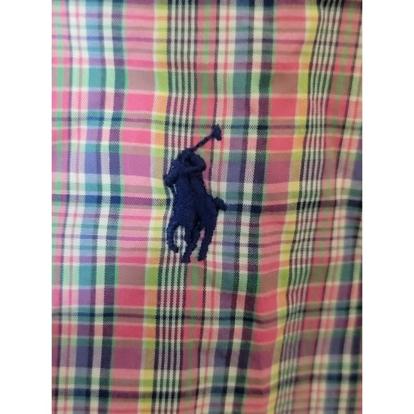 Ralph Lauren Button Down Shirt Multicolor Plaid Size XL/TG Men's‎ - Picture 4 of 5